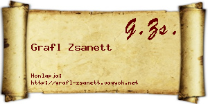 Grafl Zsanett névjegykártya